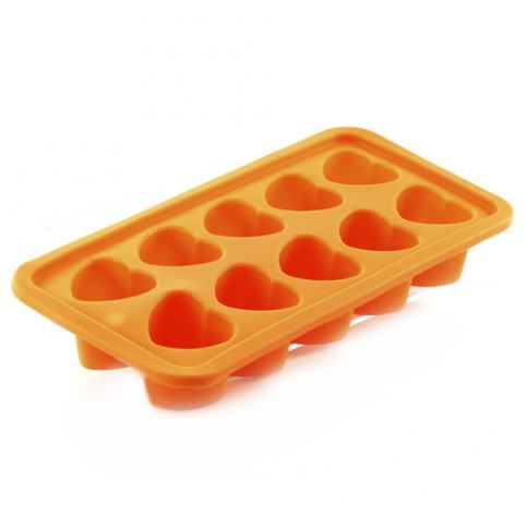 Pečící forma Smart Cook silikonová oranžová, srdce - M DUM.cz