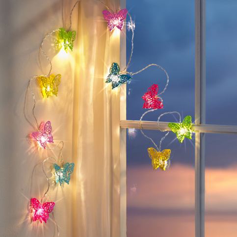 Světelný řetěz Motýl - Velký Košík