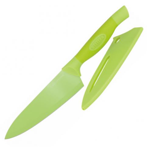 Kuchařský nůž Stellar Colourtone, čepel nerezová, 18 cm, zelený - M DUM.cz