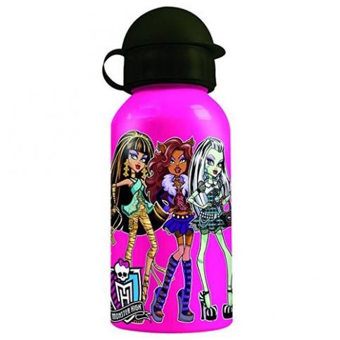 Pitná láhev Mattel Monster High, růžová, 400 ml - M DUM.cz