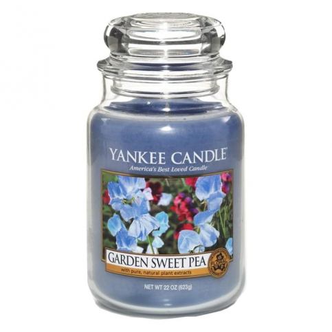 Vonná svíčka Yankee Candle Garden Sweet Pea, velká 17658 Yankee Candle - Designovynabytek.cz