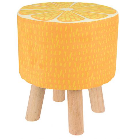Emako Stolička s motivem ovoce, stolička - sluneční pomeranč - EMAKO.CZ s.r.o.