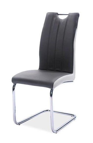 Casarredo Jídelní čalouněná židle H-342 šedá/světlá šedá - ATAN Nábytek