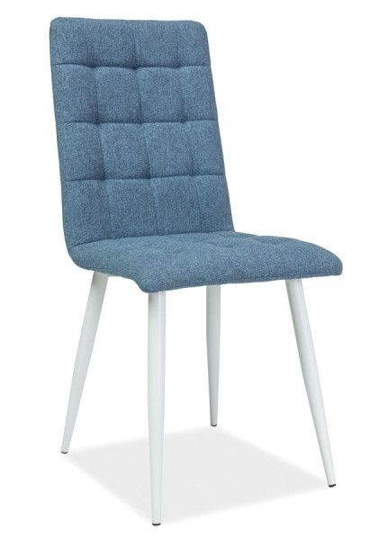 Casarredo Jídelní čalouněná židle OTTO modrá/bílá - ATAN Nábytek
