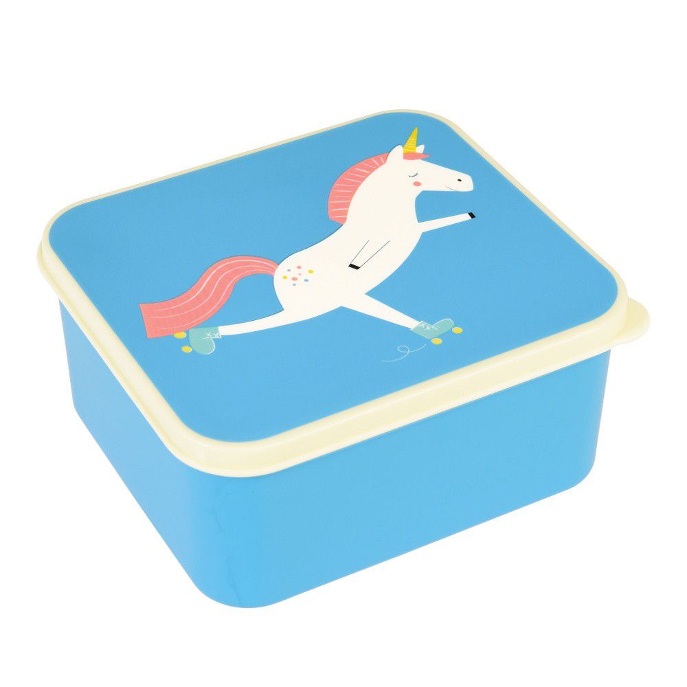 Modrý svačinový box s jednorožcem Rex London Magical Unicorn - Bonami.cz