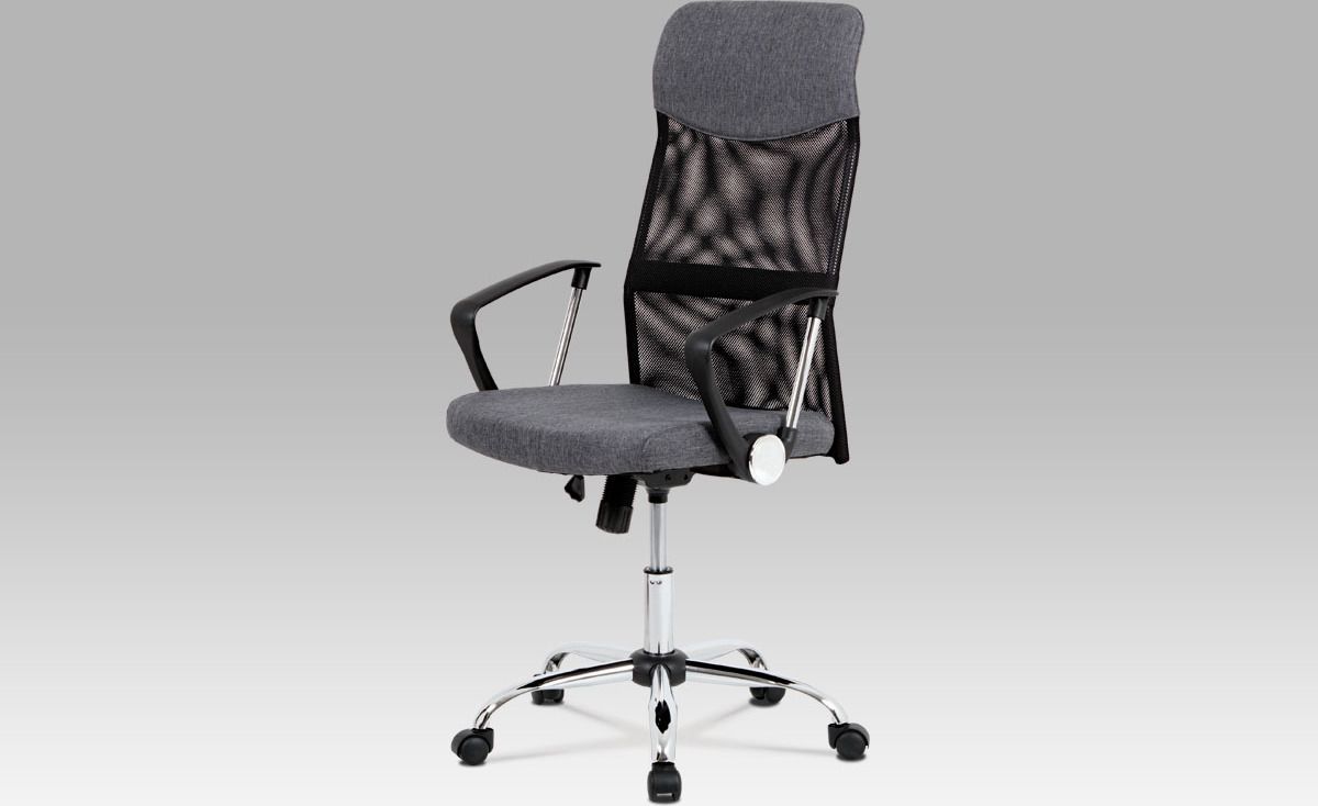 Kancelářská židle KA-E301 GREY šedá / černá Autronic - DAKA nábytek