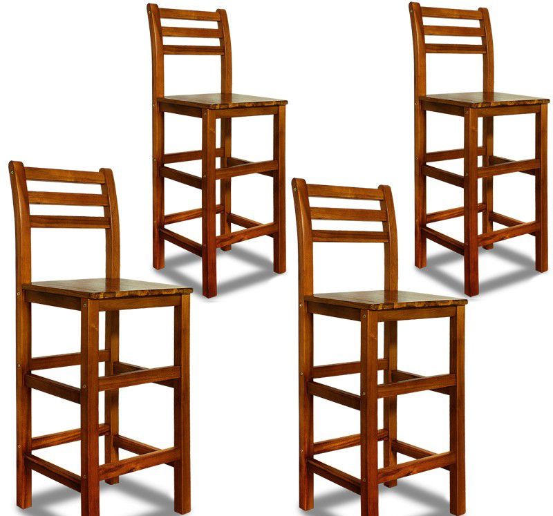 Barová židle z akátového dřeva 4ks D1777 Dekorhome - DEKORHOME.CZ