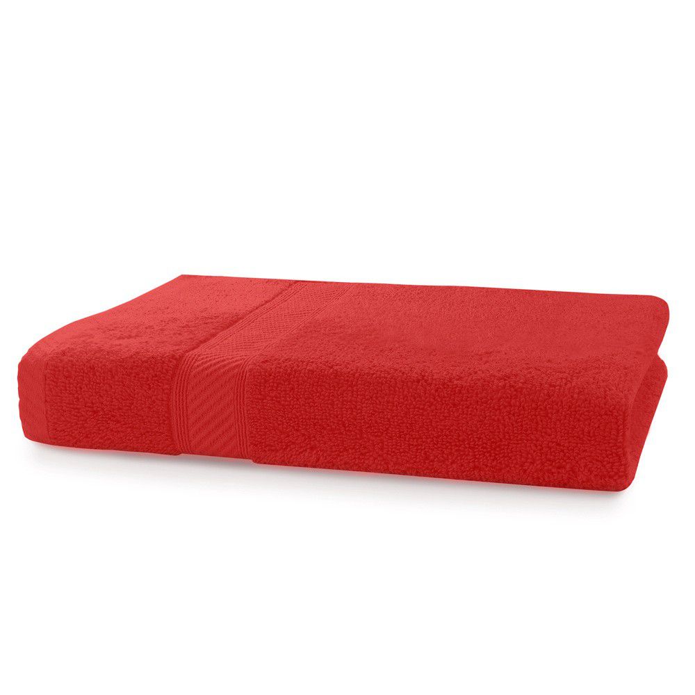 Červený ručník DecoKing Bamby Red, 50 x 100 cm - Bonami.cz