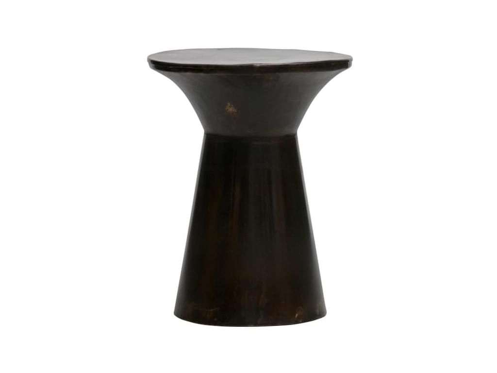 Kovový odkládací stolek v barvě bronzu WOOOD Diaz, ⌀ 40 cm - Bonami.cz