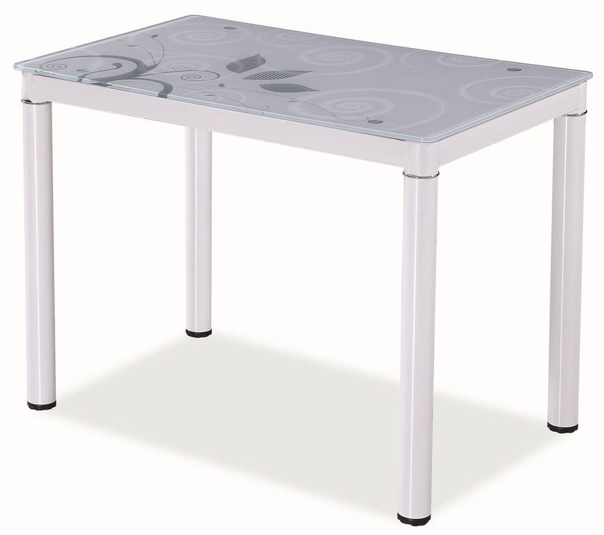 Casarredo Jídelní stůl DAMAR 80x60 bílý - ATAN Nábytek