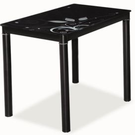 Casarredo Jídelní stůl DAMAR 80x60 černý