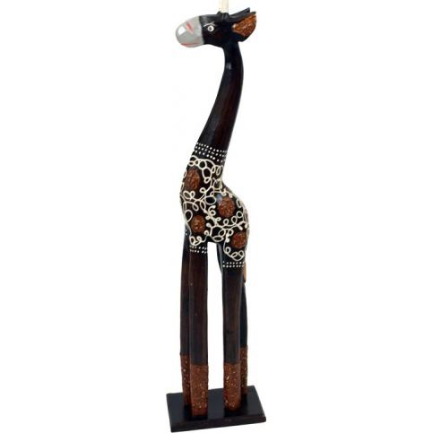 Autronic Dřevěná dekorace žirafa GB1008 - ATAN Nábytek
