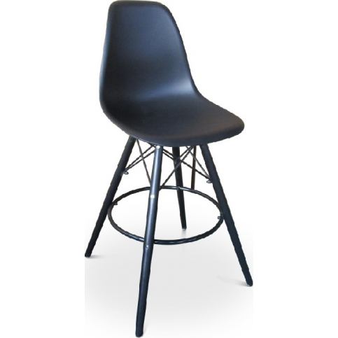 Barová židle, černá, CARBRY - M DUM.cz