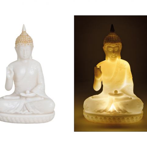 Buddha s LED osvětlením - Velký Košík