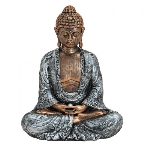Buddha, stříbrnoměděný - Velký Košík