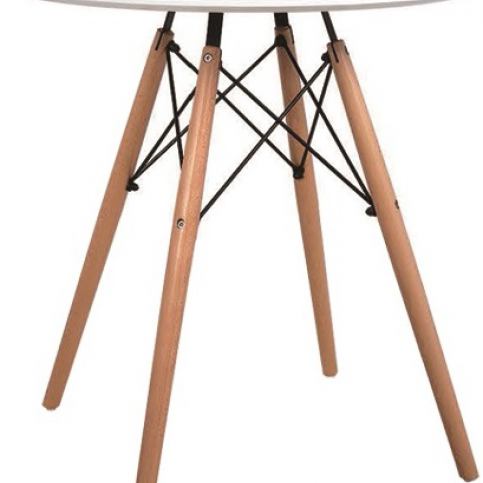 Jídelní stůl, dřevo + MDF, bílá, GAMIN 60 - M DUM.cz