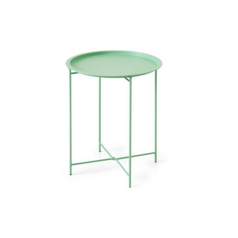 Zelený zahradní stolek Brafab Sangro, ∅ 46 cm - Bonami.cz