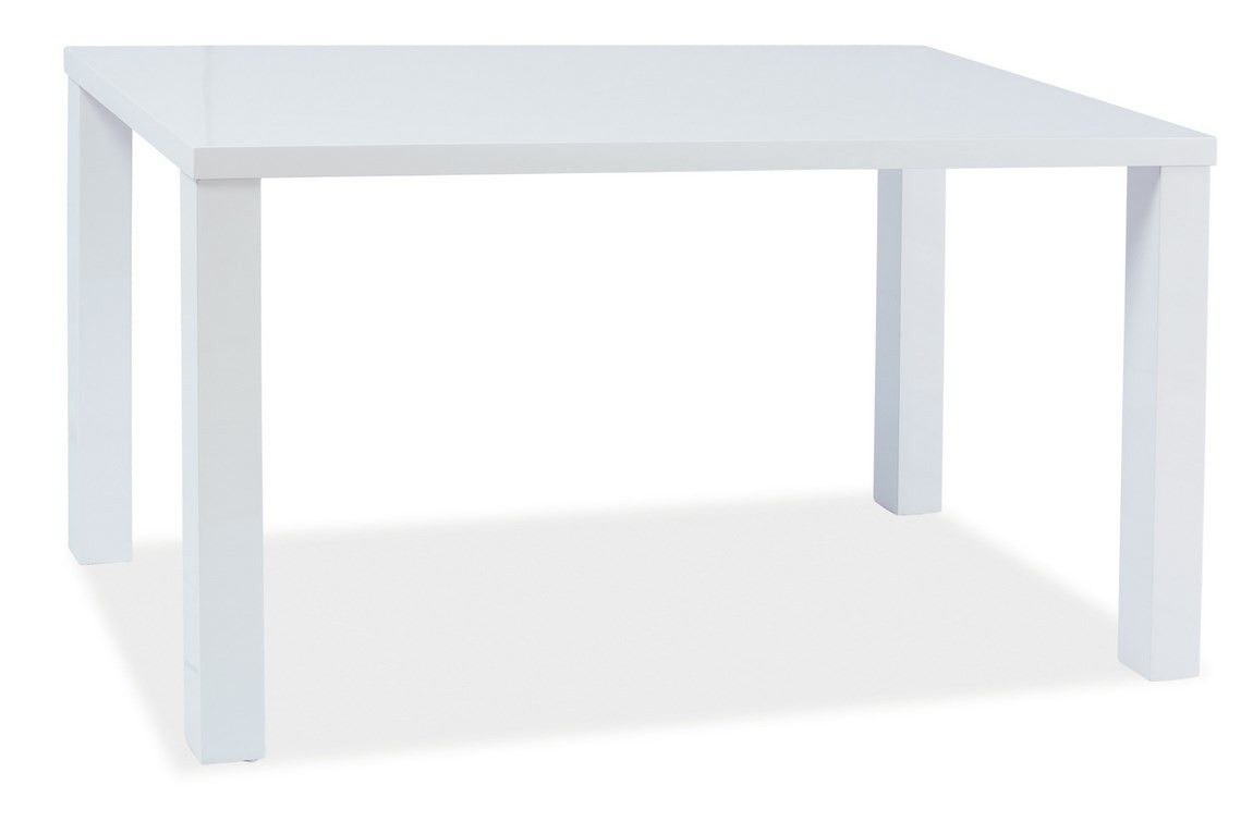 Jídelní stůl MONTEGO 120x80cm - bílý lesk - ATAN Nábytek