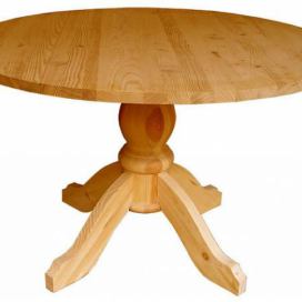 Unis Stůl dřevěný 00446 kulatý