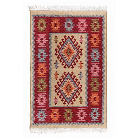 Oboustranný koberec ZFK Antique Ruby, 90 x 60 cm - Bonami.cz