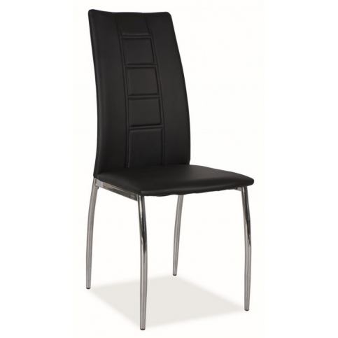 Casarredo Jídelní čalouněná židle H-880 černá - ATAN Nábytek