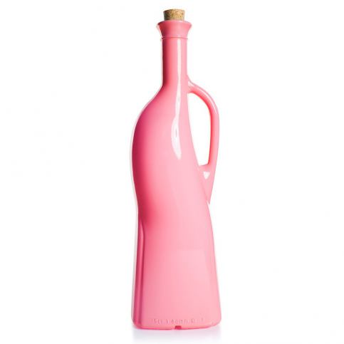 Růžová lahev na olej Mezzo Cork, 750 ml - Bonami.cz