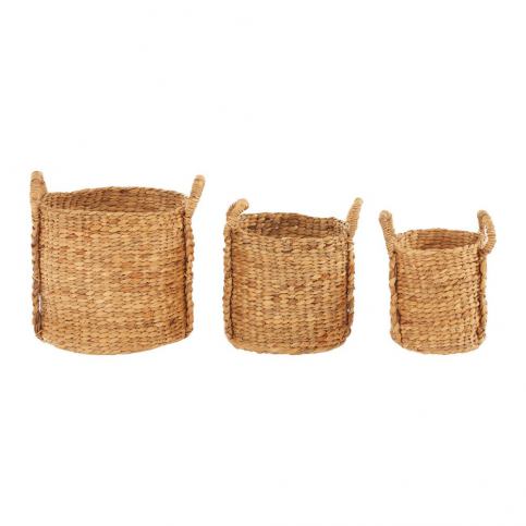 Set 3 pletených košíků z vodního hyacintu Premier Housewares Rice Nut - Bonami.cz