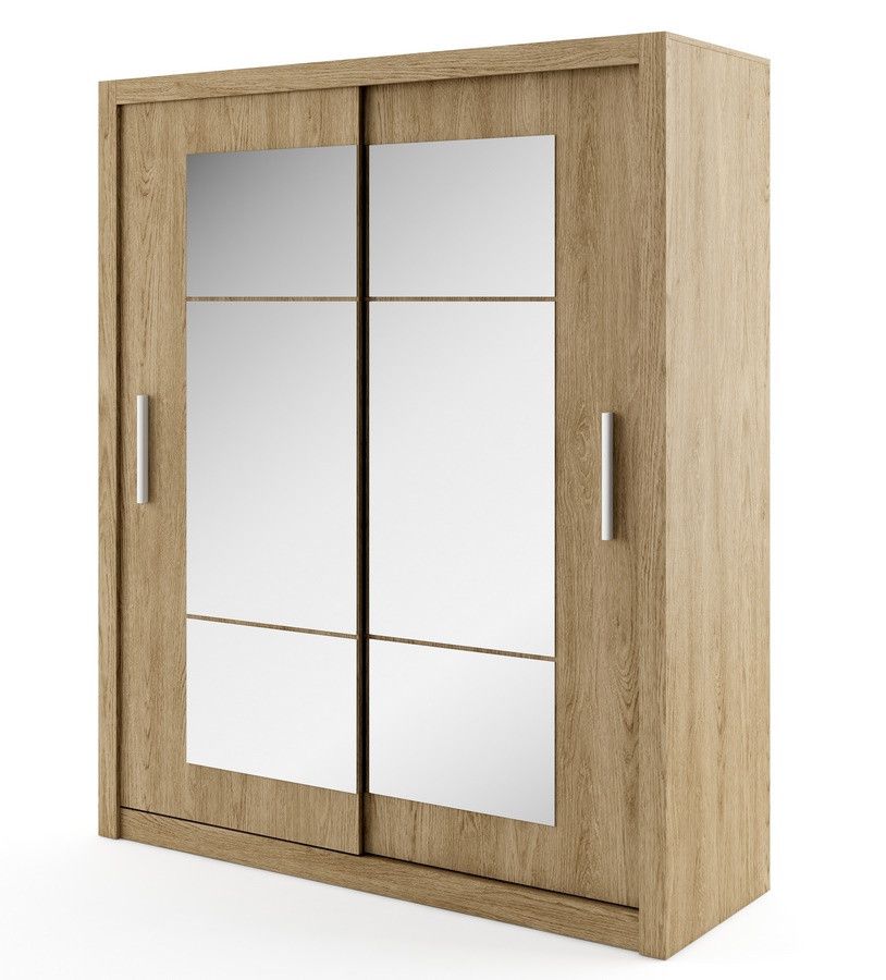 Casarredo Šatní skříň IDEA 02 shetland zrcadlo 180 cm - ATAN Nábytek