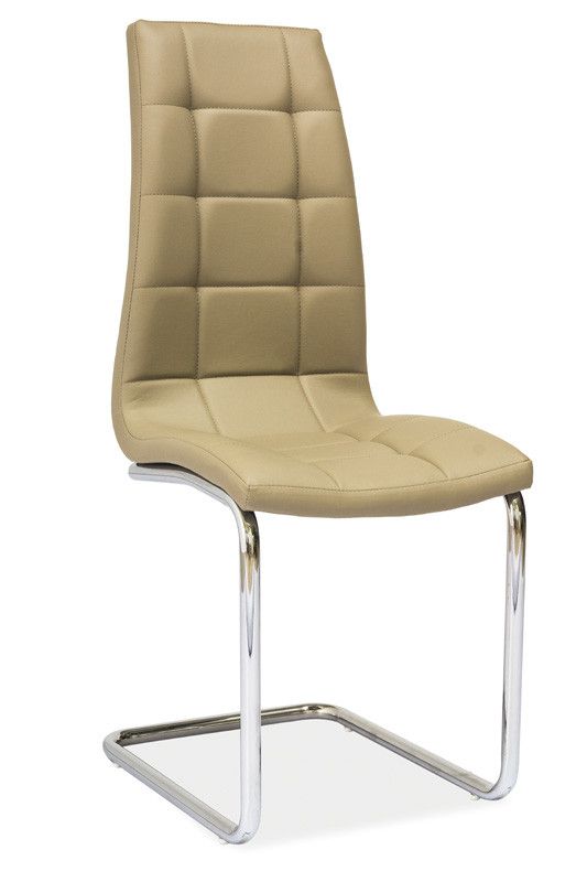 Casarredo Jídelní čalouněná židle H-103 tmavě béžová - ATAN Nábytek