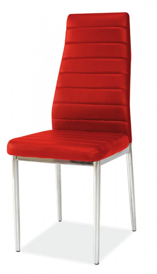 Casarredo Jídelní čalouněná židle H-261 červená - ATAN Nábytek