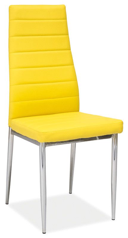 Casarredo Jídelní čalouněná židle H-261 žlutá - ATAN Nábytek