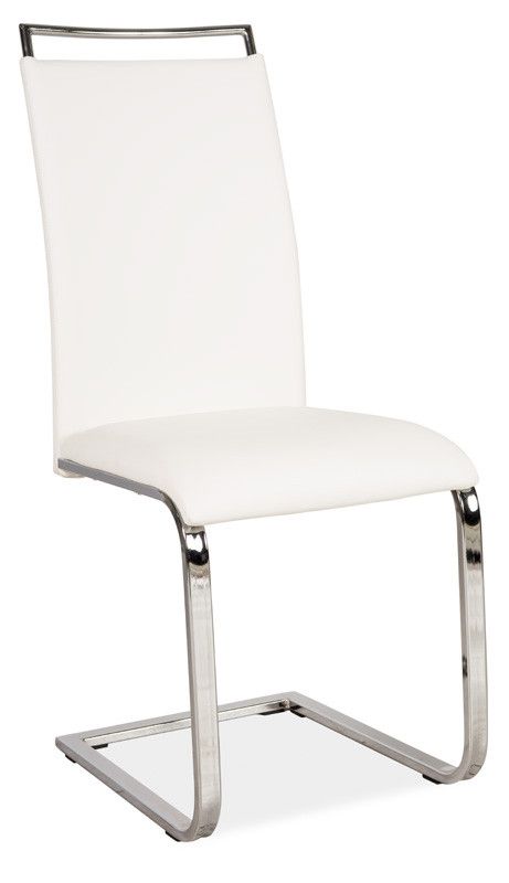 Casarredo Jídelní čalouněná židle H-334 bílá - ATAN Nábytek