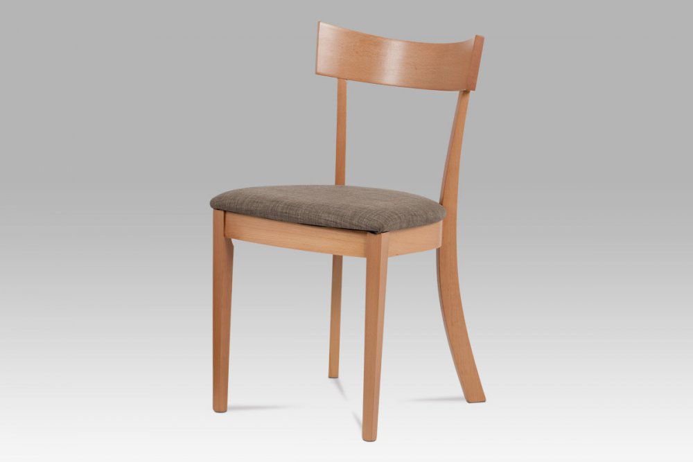 Jídelní židle BC-3333 látka / dřevo Autronic Buk - DEKORHOME.CZ