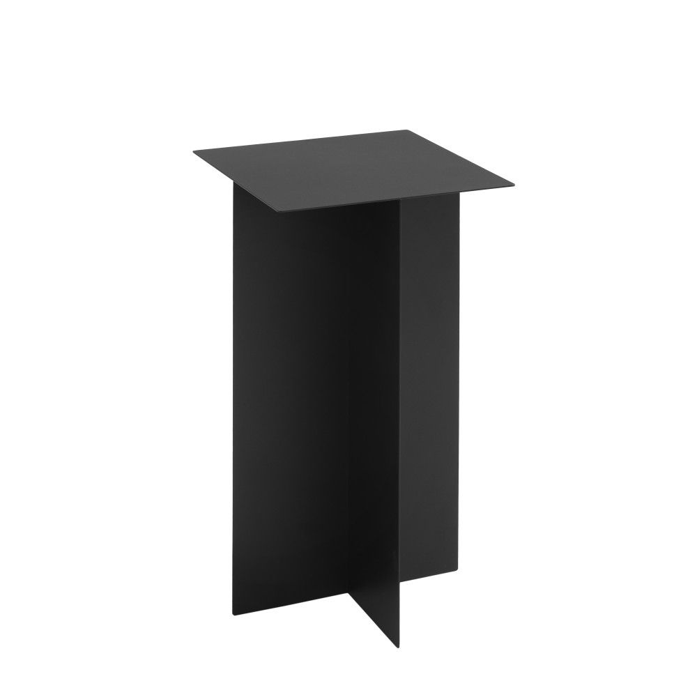 Nordic Design Černý kovový odkládací stolek Elion 30x30 cm - Designovynabytek.cz