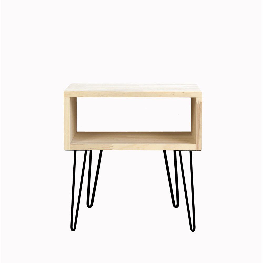 Odkládací stolek s černými nohami Really Nice Things, výška 63 cm - Bonami.cz