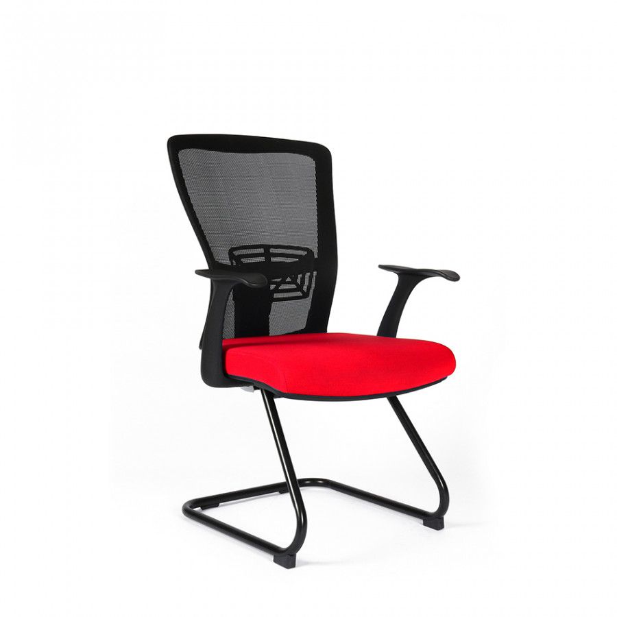 Office Pro Jednací židle THEMIS MEETING - TD-14, červená - ATAN Nábytek