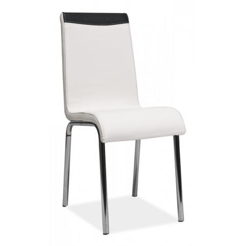 Casarredo Jídelní čalouněná židle H-161 bílá - ATAN Nábytek