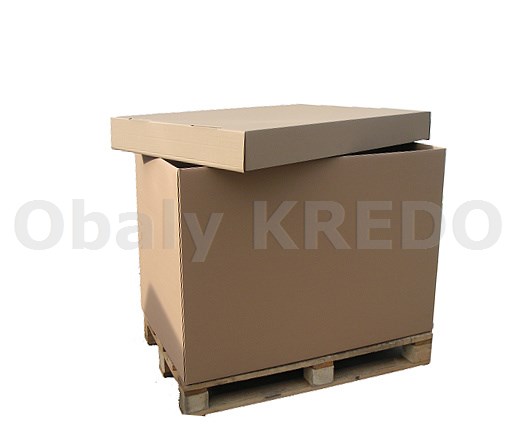 Kartonová krabice 1200x800x800 mm 5VVL s víkem - Obaly KREDO