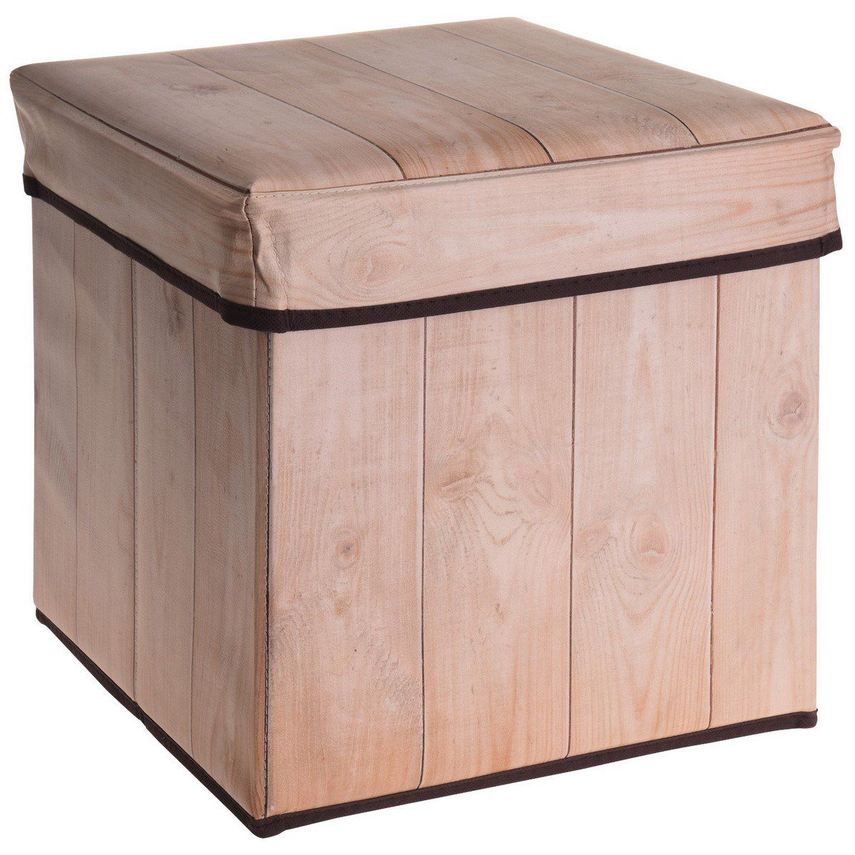 Úložný sedací box Wooden Birch, 30 x 30 x 30 cm  - 4home.cz