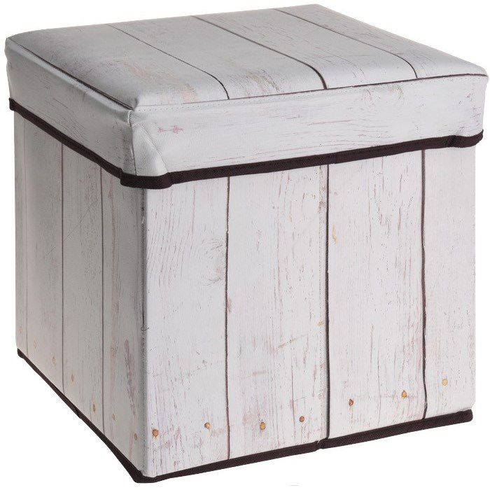 Úložný sedací box Wooden Maple, 30 x 30 x 30 cm  - 4home.cz