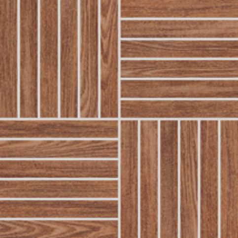 Mozaika Rako Wood hnědá 30x30 cm, mat, rektifikovaná DDV1V620.1 - Siko - koupelny - kuchyně