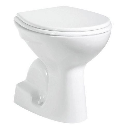 WC mísa samostatně stojící 36x54cm, otvor v keramice, spodní odpad, bílá - Favi.cz