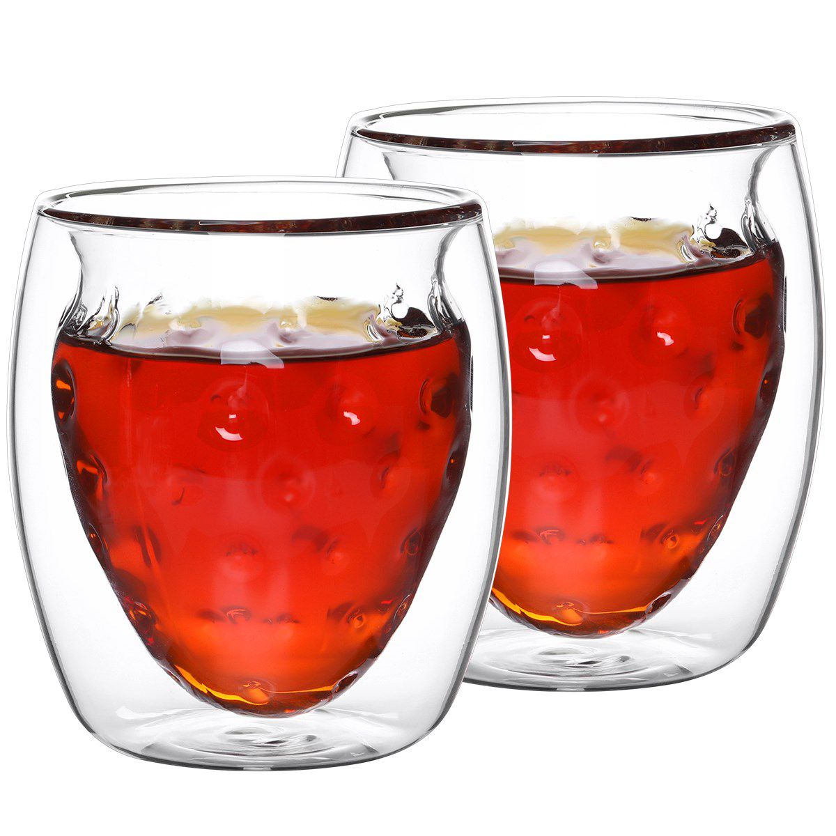 4home Termo sklenice Strawberry Hot&Cool, 250 ml, 2 ks - 4home.cz