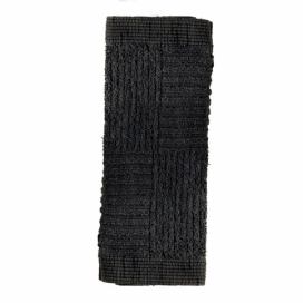 Černý ručník Zone Classic, 30 x 30 cm