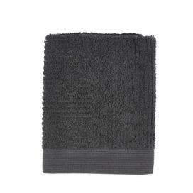 Černý bavlněný ručník 70x50 cm Classic - Zone