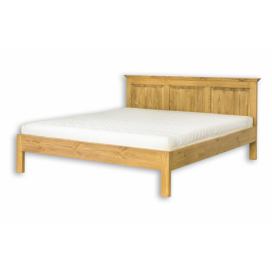 Masivní postel 160x200 ACC 01 - K01 světlá borovice