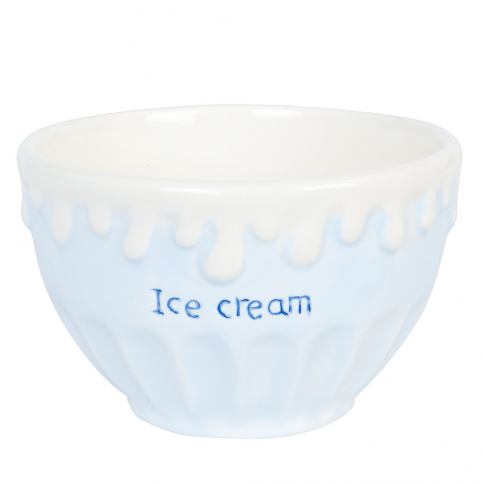 Modrá keramická miska na zmrzlinu Clayre & Eef, Ø 15 cm - Bonami.cz