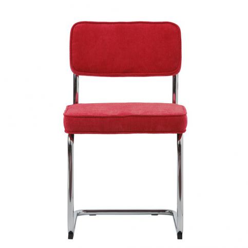 Malinově červená jídelní židle Unique Furniture Rupert Bauhaus - Bonami.cz