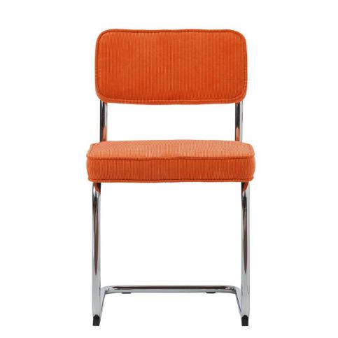 Oranžová jídelní židle Unique Furniture Rupert Bauhaus - Bonami.cz