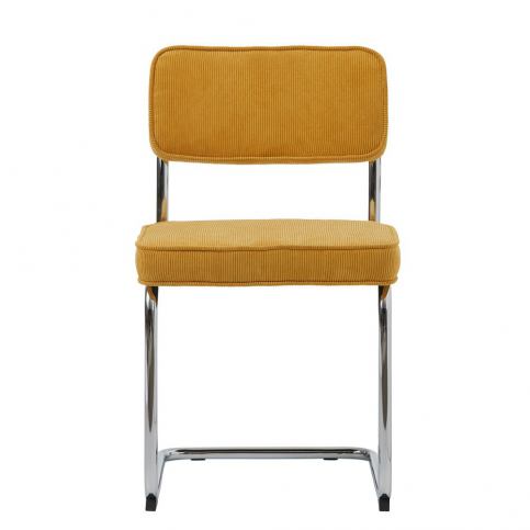 Žlutá jídelní židle Unique Furniture Rupert Bauhaus - Bonami.cz